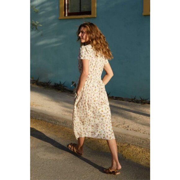 💕CHRISTY DAWN💕 The Dawn Dress ~ Cream Garden Floral Print Small S NWT - Picture 8 of 16